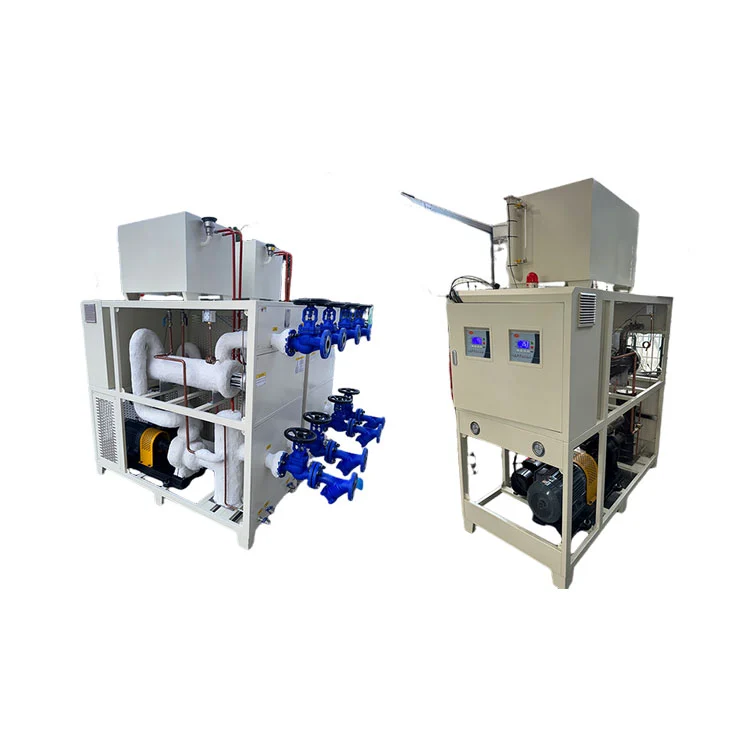 Macchina fredda industriale con sistema di raffreddamento a vite raffreddato ad acqua